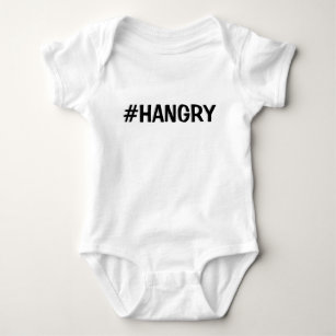 Hashtag #Hangry Funny Baby Baby Bodysuit