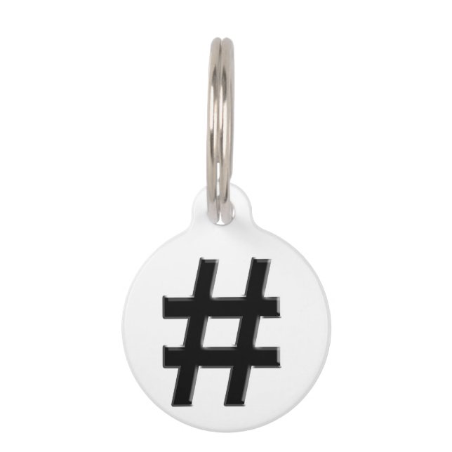 #HASHTAG - Hash Tag Symbol (Front)
