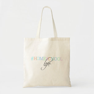 Hashtag Homeschool Life Tote Bag
