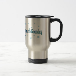 Hashtag Impeach the Groundhog Humourous Travel Mug
