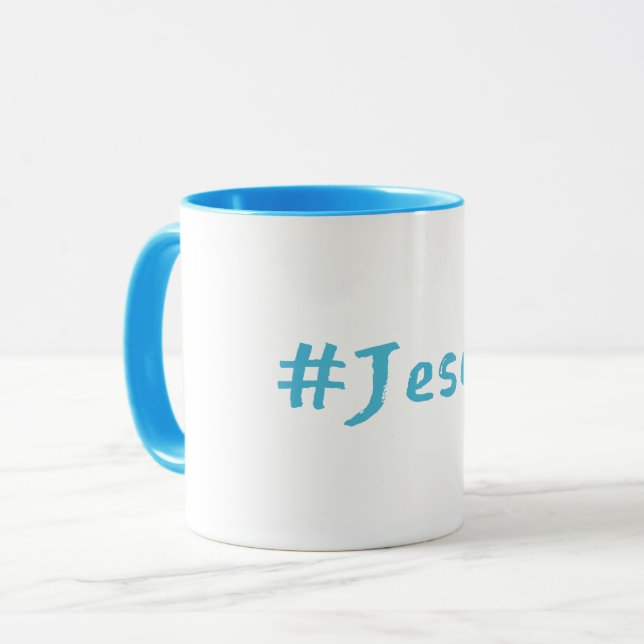 Hashtag Jesus Mug (Front Left)
