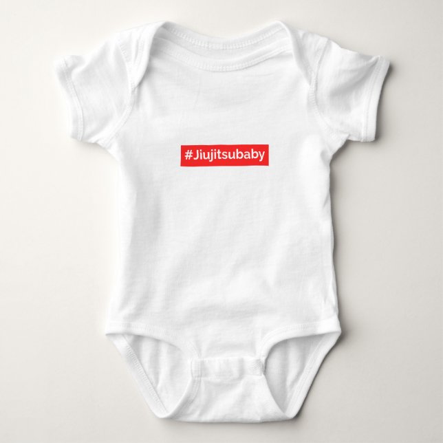 Hashtag Jiu Jitsu Baby Bodysuit (Front)