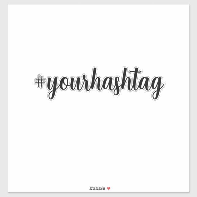 Hashtag # | Modern Minimalist Social Media (Sheet)