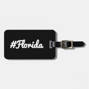 Hashtag State of Florida FL Luggage Tag