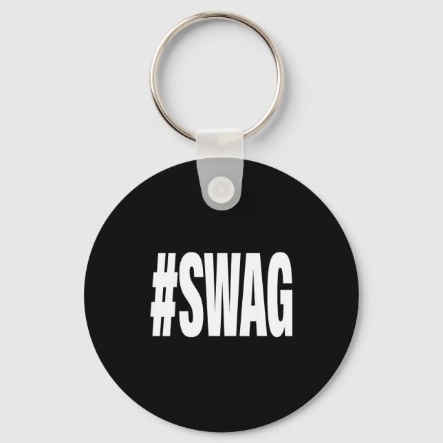 Hashtag swag  key ring (Front)