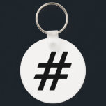 hashtag text symbol hash tag key ring<br><div class="desc">hashtag text symbol hash tag</div>