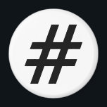 hashtag text symbol letter hash tag magnet<br><div class="desc">hashtag text symbol letter hash tag</div>
