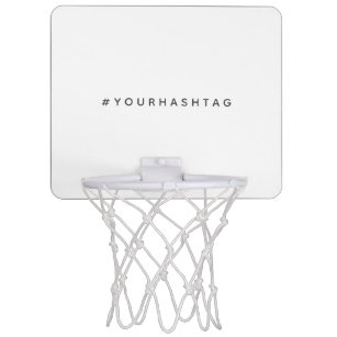 Hashtag   Your Modern Trending Social Media # Mini Basketball Hoop