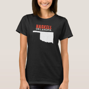Haskell USA State America Travel Oklahoman T-Shirt