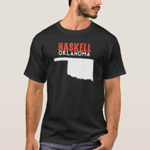 Haskell USA State America Travel Oklahoman T-Shirt