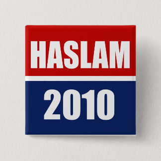 HASLAM 2010 15 CM SQUARE BADGE