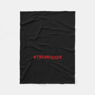 Hasn't She Done It Funny Kamala Harris Trump Quote Fleece Blanket