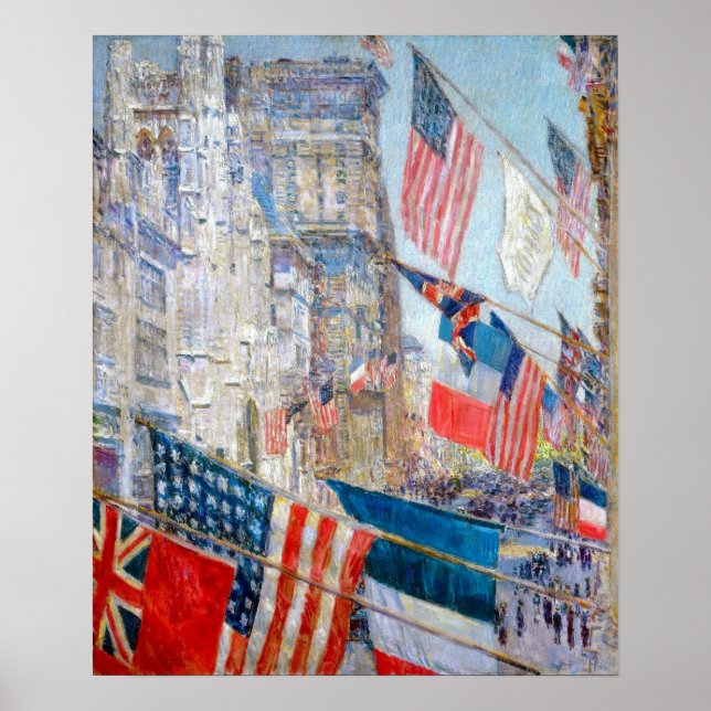 Hassam - Allies Day May 1917 Poster (Front)