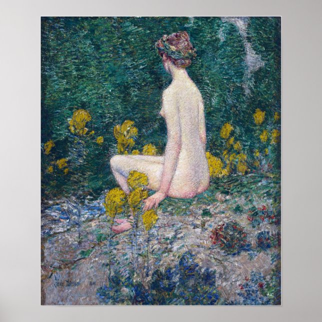 Hassam - Goldenrod 1908 Poster (Front)