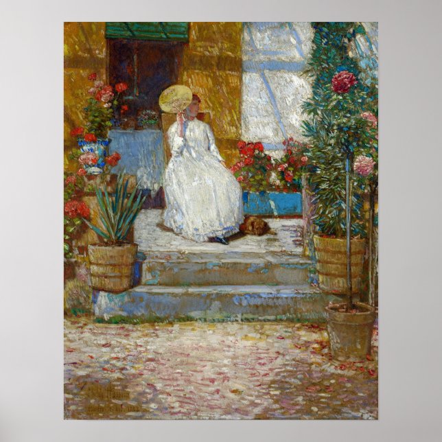 Hassam - In The Sun 1888 Poster (Front)
