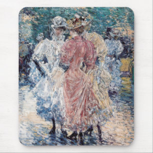 Hassam's "Conversation on the Avenue" - Mousepad