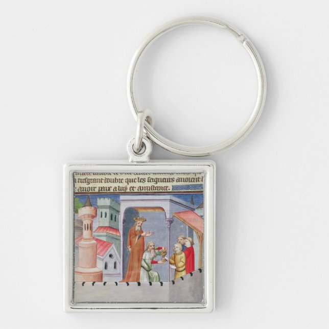 Hassan i Sabbah leading the initiations Key Ring (Front)