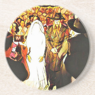 Hassidic Wedding Coaster