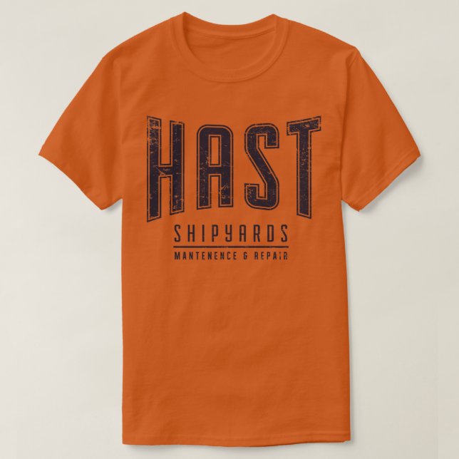 HAST Shipyards T-Shirt (Design Front)