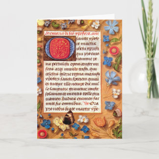 Hasting Book of Hours Greeting Card