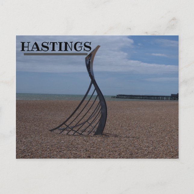 Hastings Beach Postcard (Front)