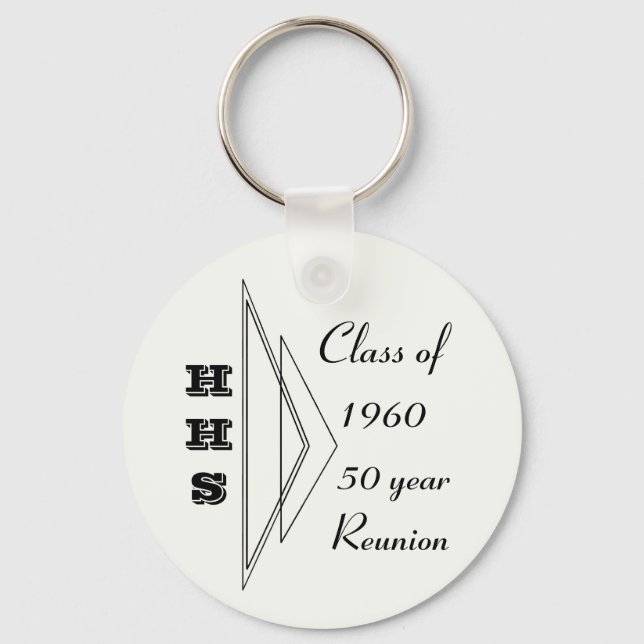 Hastings class of 1960 50 year reunion key ring (Front)