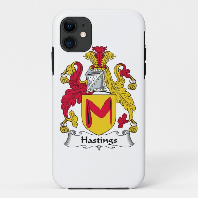 Hastings Family Crest Case-Mate iPhone Case (Back)