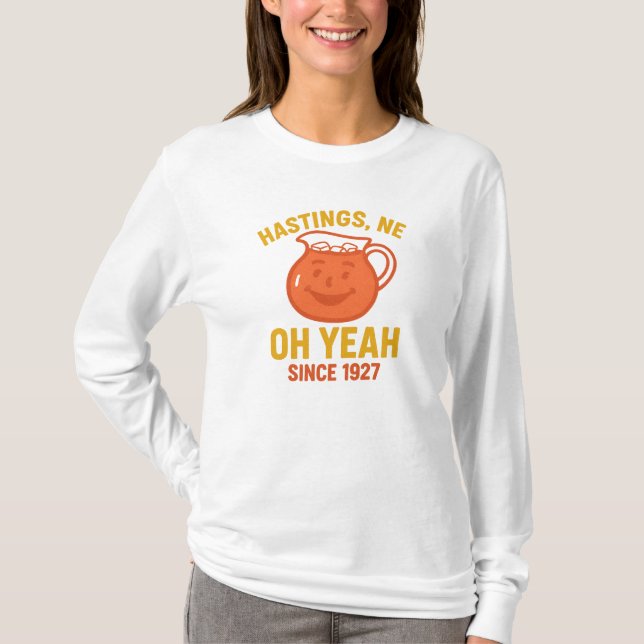 Hastings Nebraska Kool-Aid Tribute | OH YEAH  T-Shirt (Front)