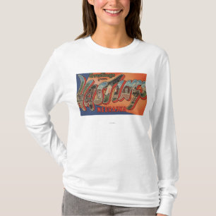 Hastings, Nebraska - Large Letter Scenes T-Shirt