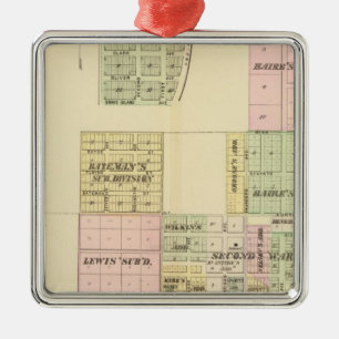 Hastings, Nebraska Metal Tree Decoration