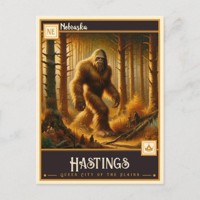 Hastings, Nebraska | Vintage Postcard (Front)