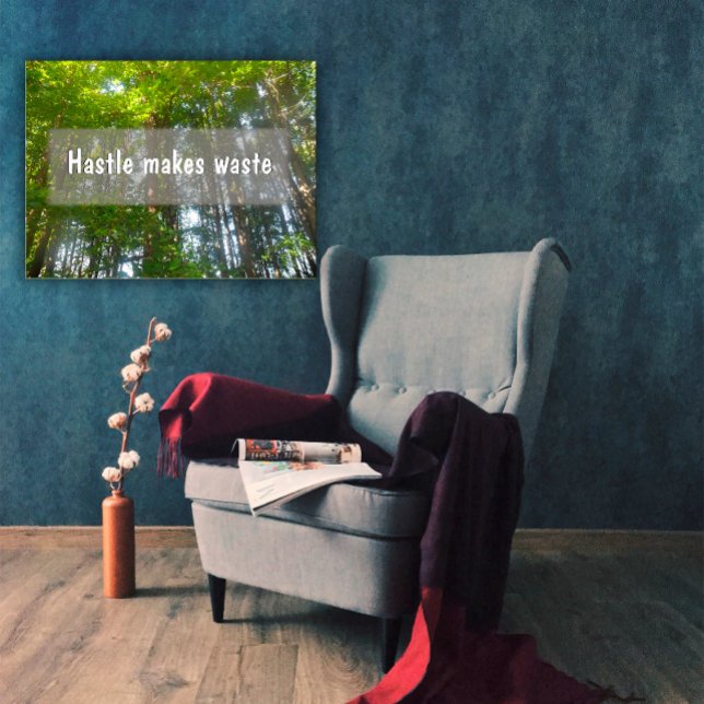 Hastle makes waste Inspirational poster (Creator Uploaded)