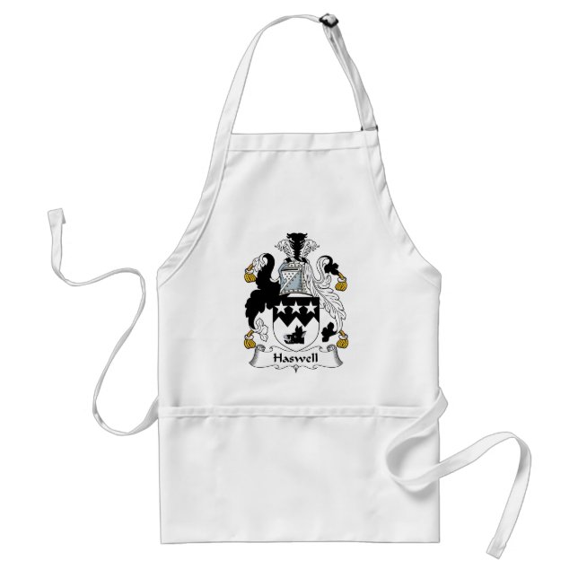 Haswell Family Crest Standard Apron (Front)