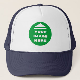 Hat - Add Your Image - Navy - Personalised