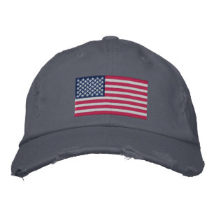 Hat American Flag Embroidered