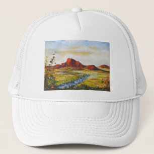 Hat Ann Hayes Painting Red Rock Canyan