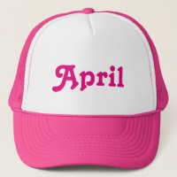Hat April