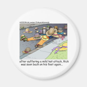 Hat Attack Funny Gifts Tees & Collectibles Magnet