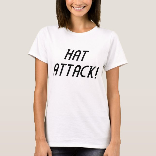 HAT ATTACK! tee - text only (Front)