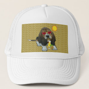 Hat Baby Basset Hound Sheldon Summer Time