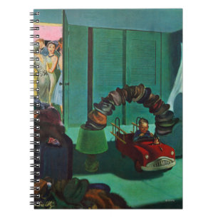 Hat Bridge Spiral Notebook