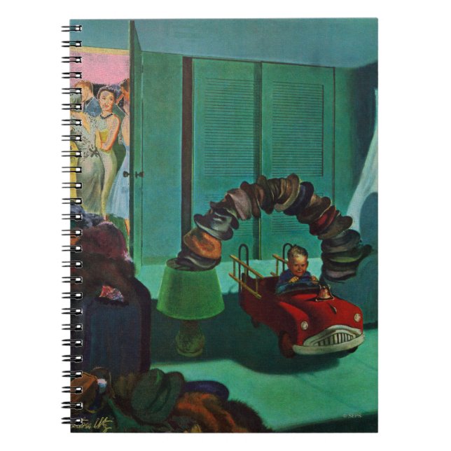 Hat Bridge Spiral Notebook (Front)