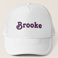 Hat Brooke