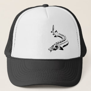 HAT-CAP-TRUCKER HAT-STURGEON -TRIBAL LAKE STURGEON TRUCKER HAT