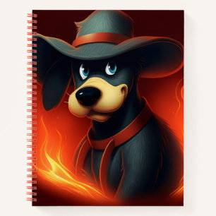 Hat Dog Notebook