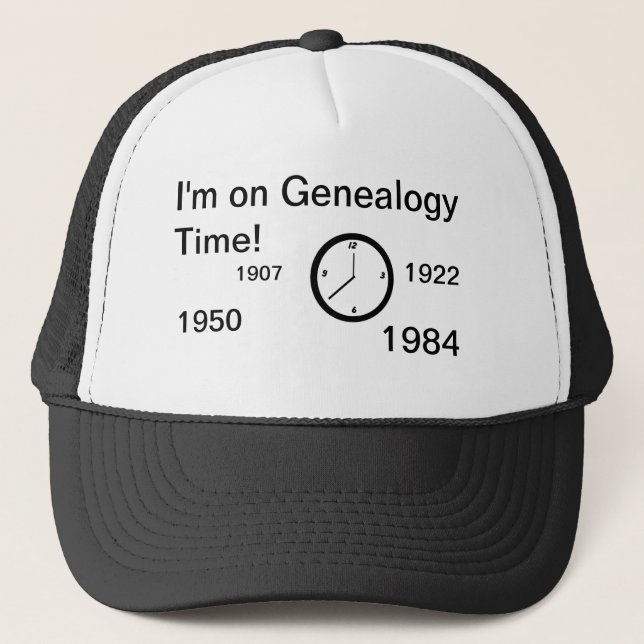 Hat - Genealogy Time (Front)