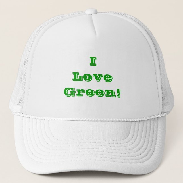 Hat I Love Green (Front)