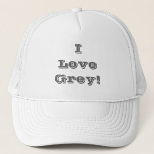 Hat I Love Grey