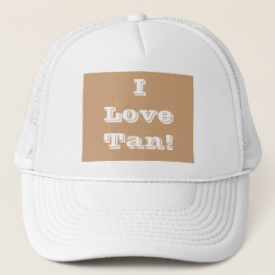 Hat I Love Tan