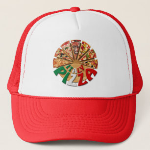Hat Italy Pizza on the cutting board
